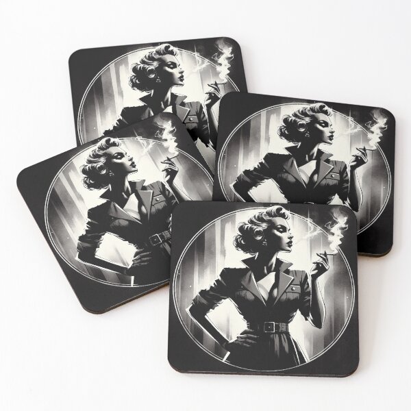 Item preview, Femme Fatale Illustration [Noir] designed and sold by RESToRAPTOR.