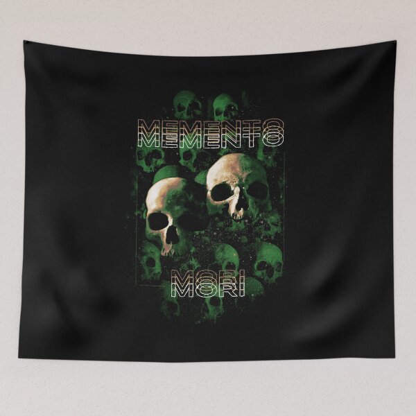 Item preview, Brutalist Y2K 80s  Aesthetics Memento Mori Remember Death Skulls designed and sold by PVSKI.