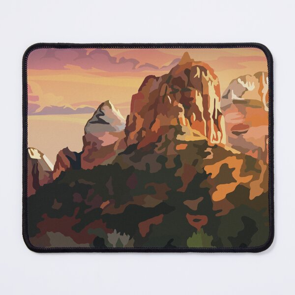Item preview, Zion National Park Digital Illustration designed and sold by lozdavis.