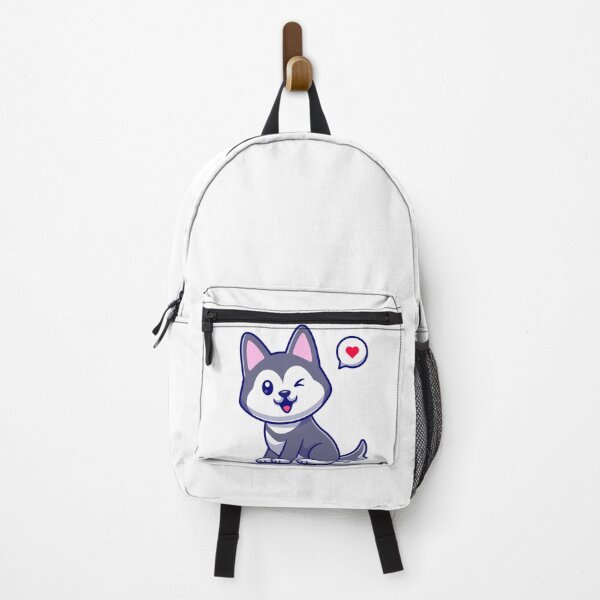 Item preview, cute Husky winking with a heart designed and sold by mrcrazyCat.