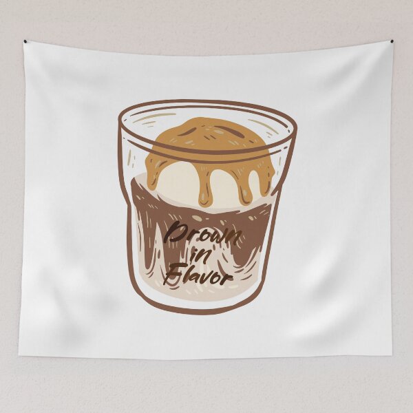 Item preview, Delicious Affogato Coffee Delight - Drown in Flavor designed and sold by ElLocoMus.
