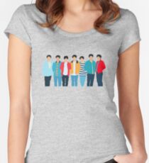 Camiseta entallada de cuello redondo Ámate a ti mismo: maravilla