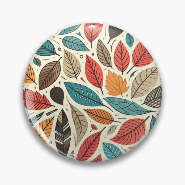 Item preview, Colorful Leaves Feathers Cartoon Illustration Drawing 8 designed and sold by CoffeeIsATrip.