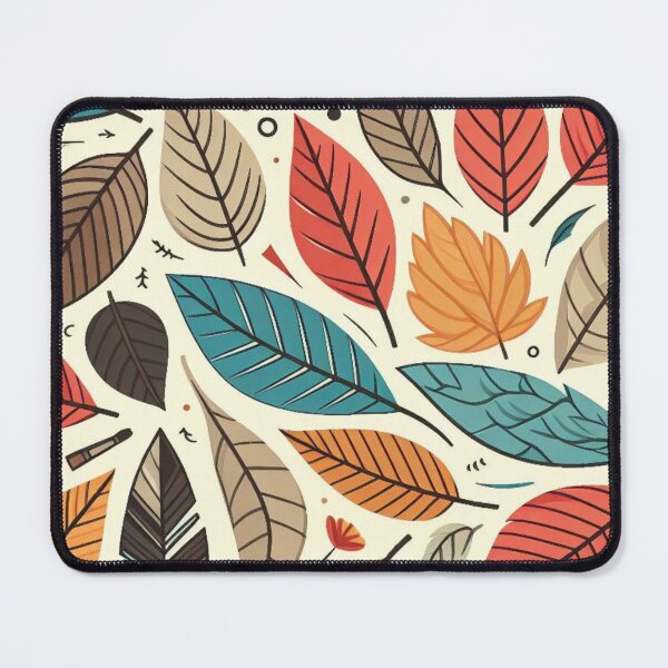 Item preview, Colorful Leaves Feathers Cartoon Illustration Drawing 8 designed and sold by CoffeeIsATrip.