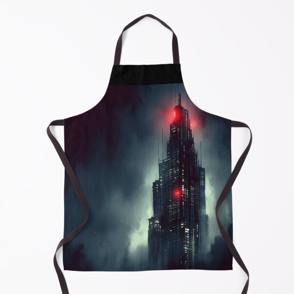 Item preview, Night Skyscraper [neo noir, red and cyan] designed and sold by RESToRAPTOR.
