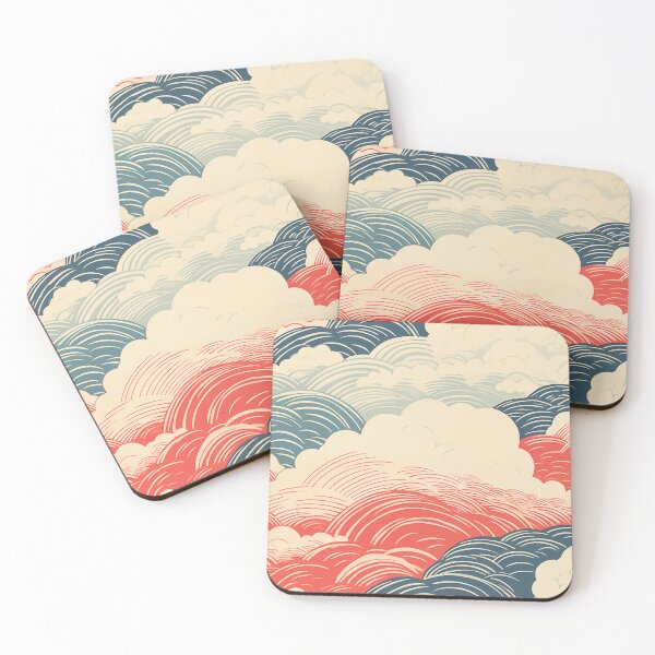 Item preview, Japanese style simple pattern monochromatic designed and sold by Sleek Sketch Studio.