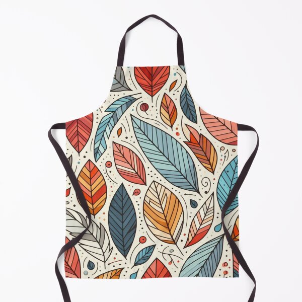 Item preview, Colorful Leaves Feathers Cartoon Illustration Drawing 9 designed and sold by CoffeeIsATrip.