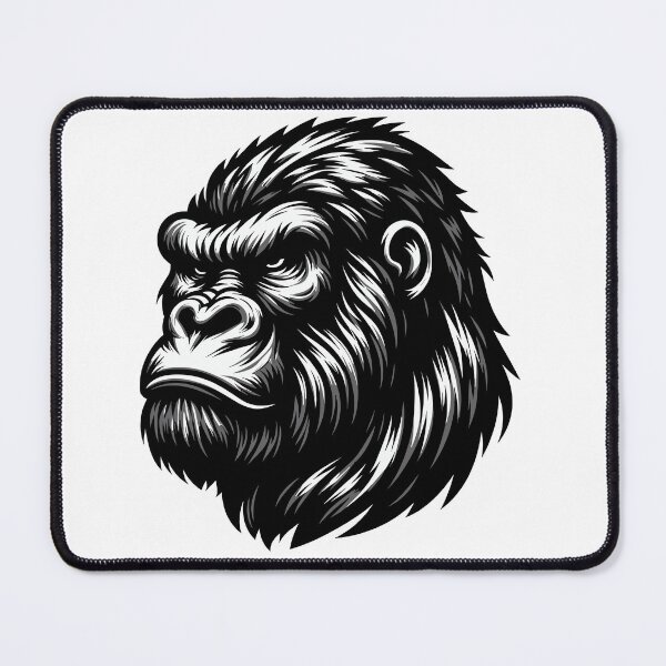 Item preview, Gorilla's Mighty Visage designed and sold by Apex-Ape.