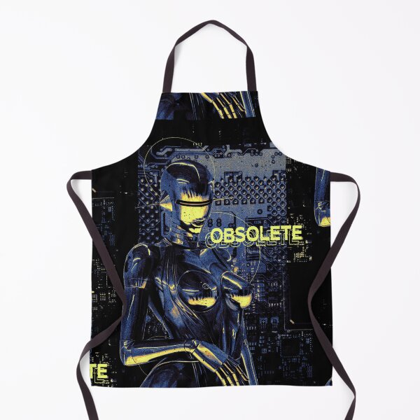 Item preview, Brutalist Y2K 80s Aesthetics Android Robot Obsolete Chrome designed and sold by PVSKI.