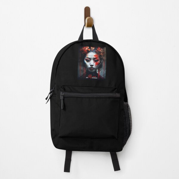 Item preview, Ink Essence - Japanese Aesthetic Surreal Kanji Symbol Painted Face Art 04 designed and sold by MadeByRobots.