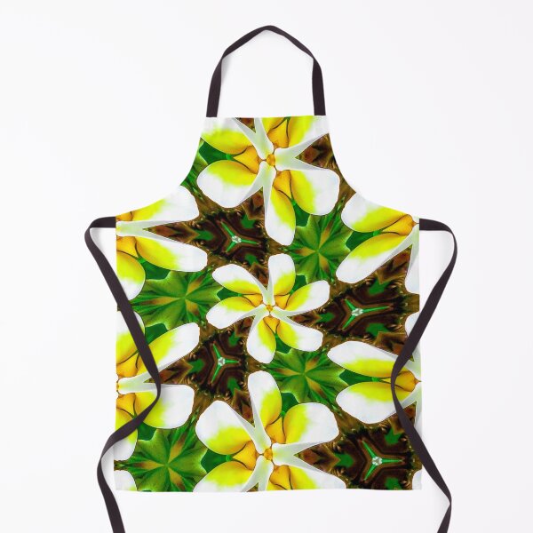 Item preview, Yellow Plumeria Pattern designed and sold by Patternflower.