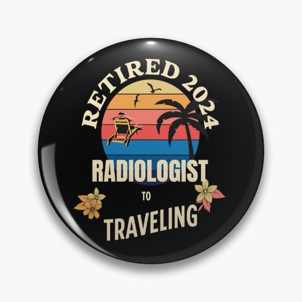 Artikelvorschau, Radiologe im Ruhestand 2024. Tropical Sunset Retirement Vibes Design entworfen und verkauft von johnharry3.