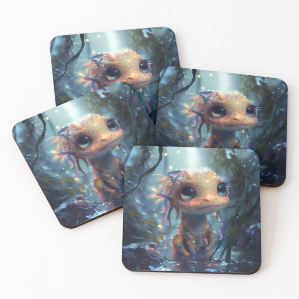 Item preview, Twilight's Shimmer: The Kelp Forest's Eyes Aquatic Sprite designed and sold by AstralPhoenixAI.