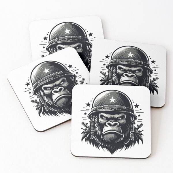 Item preview, Battle-Ready Gorilla designed and sold by Apex-Ape.
