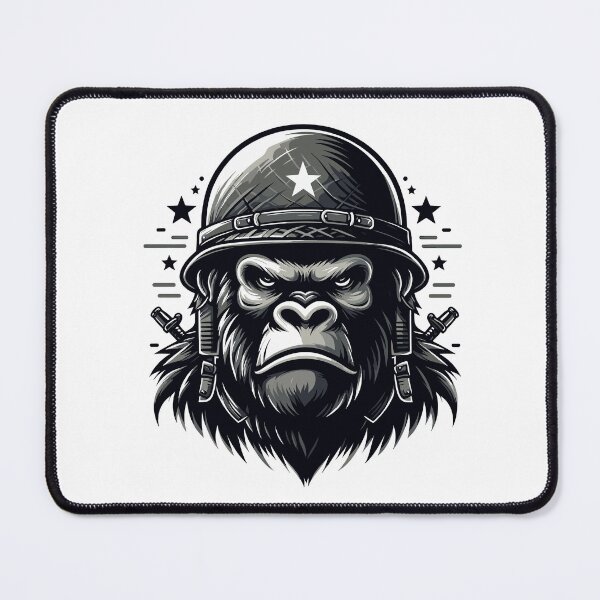 Item preview, Battle-Ready Gorilla designed and sold by Apex-Ape.