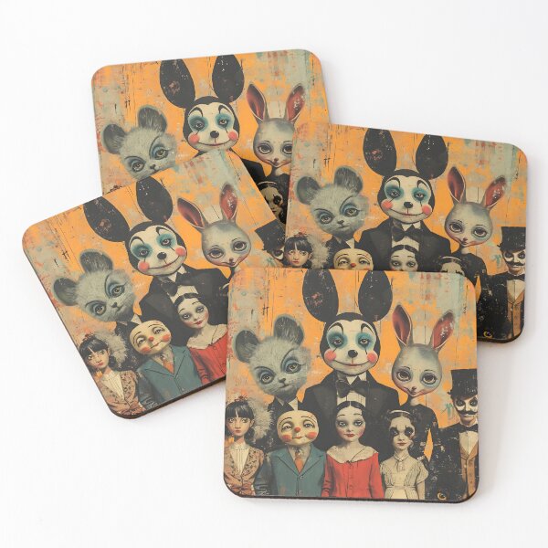 Item preview, A post-modern collage of iconic 1920s cartoon characters designed and sold by DesignVistaHub.