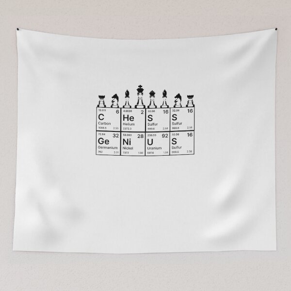 Item preview, Chess Periodic Table chess lover chess player think gambit designed and sold by Hamzakhotbi.