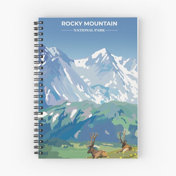 Item preview, Rocky Mountain National Park Digital Illustration designed and sold by lozdavis.