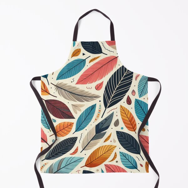 Item preview, Colorful Leaves Feathers Cartoon Illustration Drawing 11 designed and sold by CoffeeIsATrip.