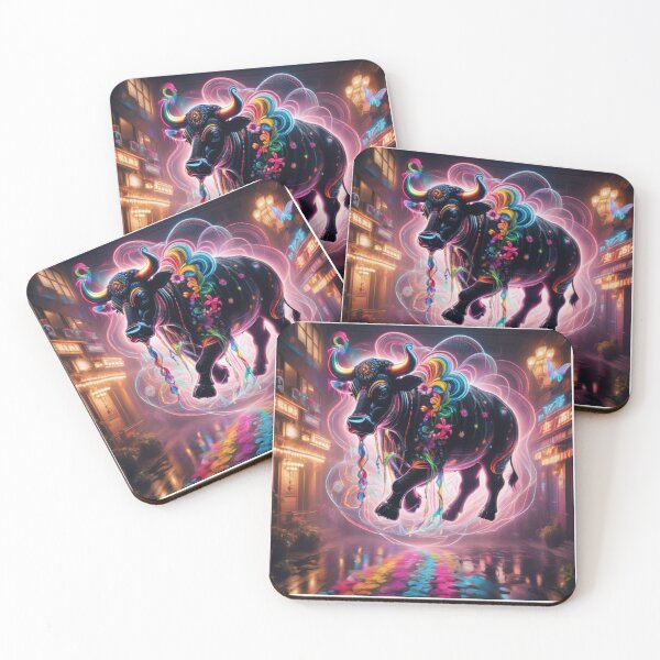 Item preview, Cow Loves Beautiful Flowers  designed and sold by BotunPeony.