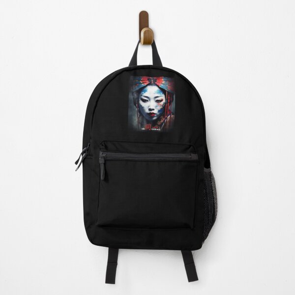 Item preview, Ink Essence - Japanese Aesthetic Surreal Kanji Symbol Painted Face Art 09 designed and sold by MadeByRobots.
