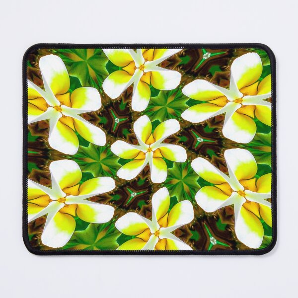 Item preview, Yellow Plumeria Pattern designed and sold by Patternflower.