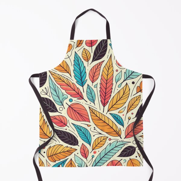 Item preview, Colorful Leaves Feathers Cartoon Illustration Drawing 12 designed and sold by CoffeeIsATrip.