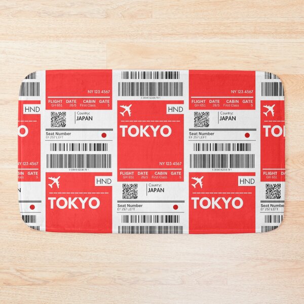 Item preview, Tokyo Airplane Boarding Pass designed and sold by RoamInk.