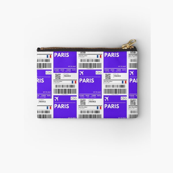 Item preview, Paris Airplane Boarding Pass designed and sold by RoamInk.