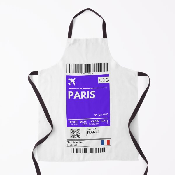 Item preview, Paris Airplane Boarding Pass designed and sold by RoamInk.