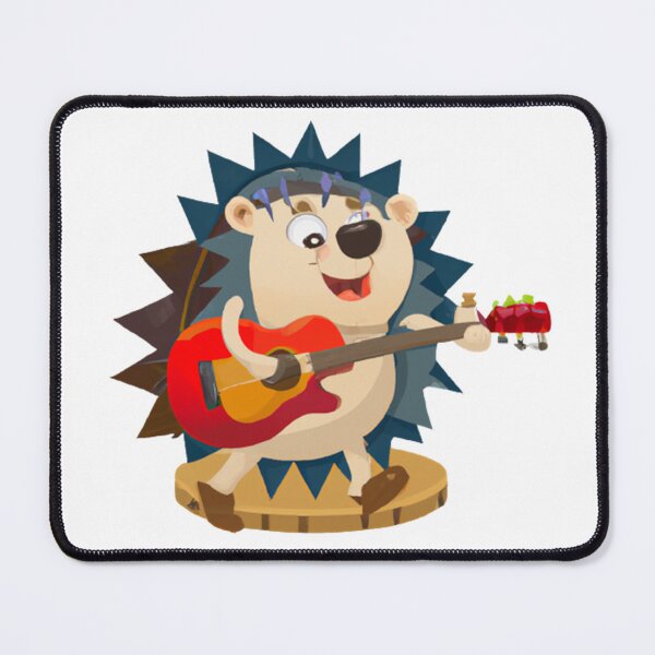 Item preview, Cute Guitarist Hedgehog designed and sold by myfavoritegifts.