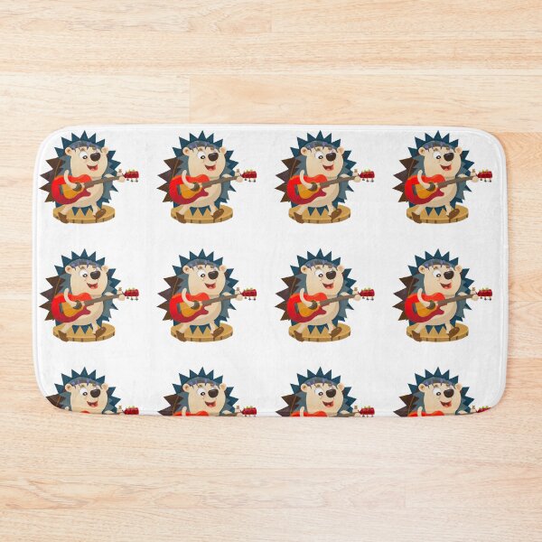 Item preview, Cute Guitarist Hedgehog designed and sold by myfavoritegifts.