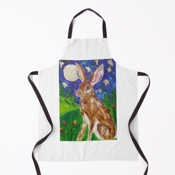 Item preview, Hare among Tulips and a Golden Moon! designed and sold by Casimirasart.