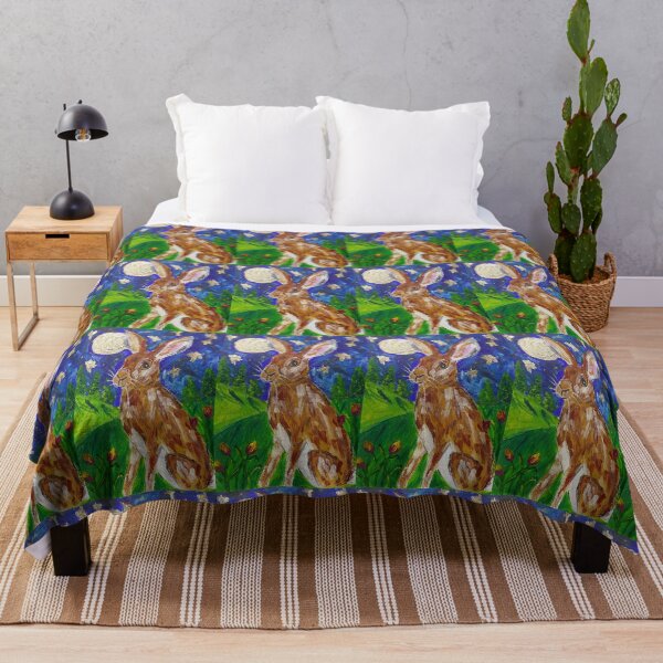 Item preview, Hare among Tulips and a Golden Moon! designed and sold by Casimirasart.