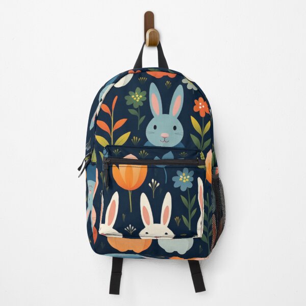 Item preview, Funny bunnies pattern cute rabbits designed and sold by SmileshareShop.