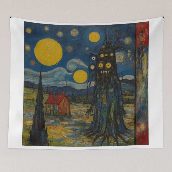 Item preview, Monster apocalyptic alien war painting designed and sold by enhan.