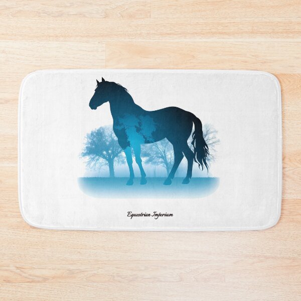 Item preview, Horse in the mist - Horse at sunset designed and sold by EquestrianImperium.