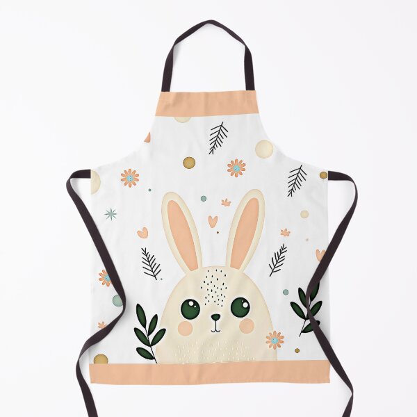 Item preview, cute easter bunny, Scandinavian graphic style, pastel colors, vintage designed and sold by art-of-egypt.