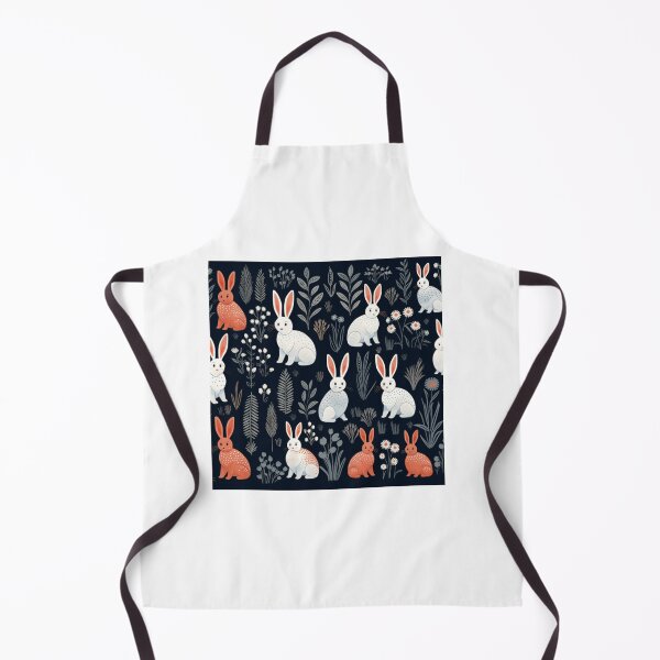 Item preview, Funny bunnies pattern cute rabbits designed and sold by SmileshareShop.