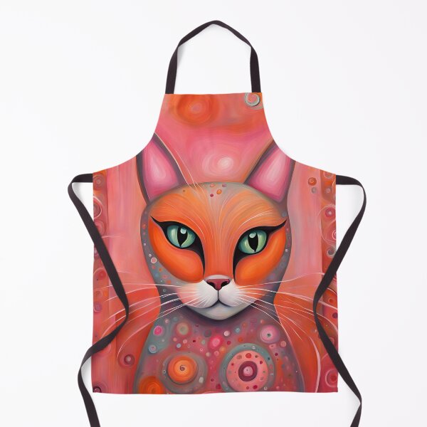 Item preview, Whimsical Cat digital painting - mystical and magical designed and sold by SirenSeventyOne.