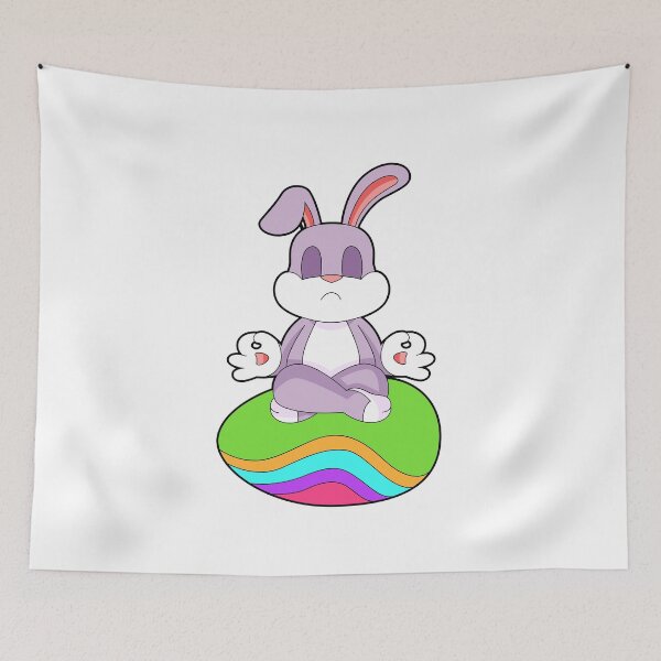 Artikelvorschau, Hase Ostern Osterei Meditation entworfen und verkauft von Snabdesign84.