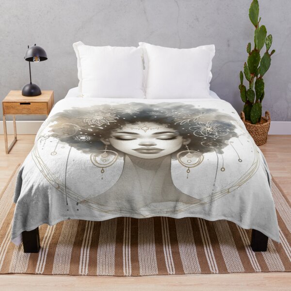 Item preview, Black woman watercolour art XXXI designed and sold by My Aspian.