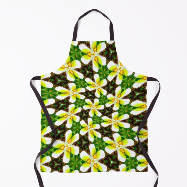 Item preview, Yellow Plumeria Pattern designed and sold by Patternflower.