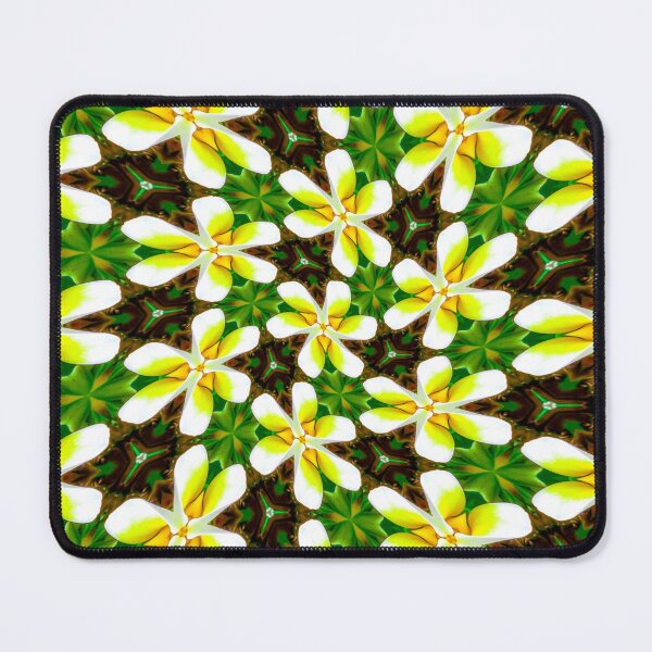 Item preview, Yellow Plumeria Pattern designed and sold by Patternflower.