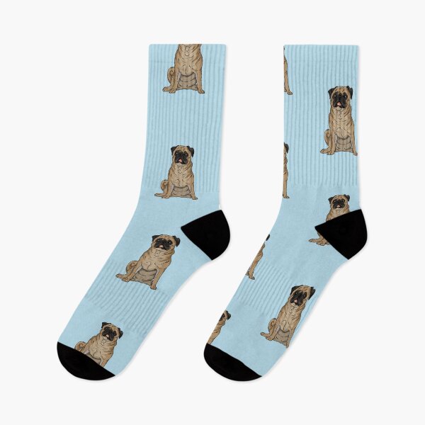 Item preview, Cute pug handdrawn design designed and sold by christmas-lady.