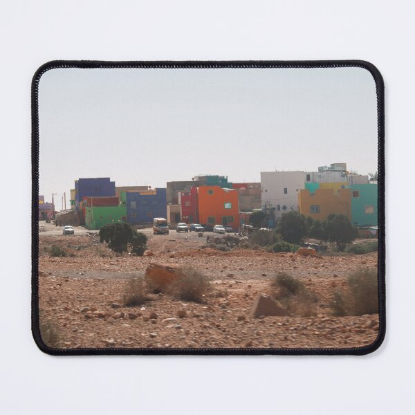 Item preview, Colorful houses in the desert designed and sold by rhosbahu.