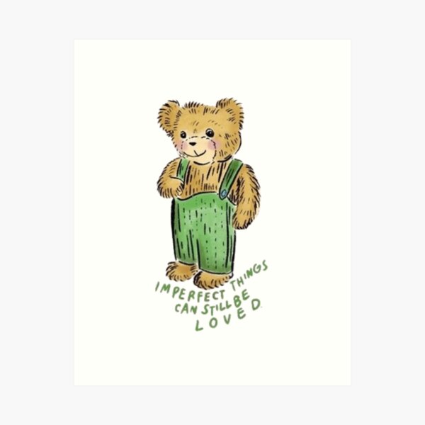 Cartoon Bear Art Prints for Sale | Redbubble