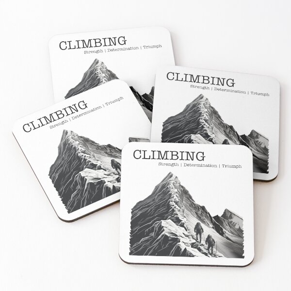 Item preview, Climbing: Strength, Determination, Triumph II designed and sold by AlCamillo.
