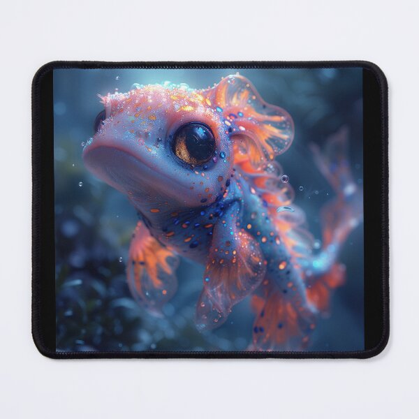 Item preview, Enchanted Gaze: Whimsical Aquatic Sprite designed and sold by AstralPhoenixAI.