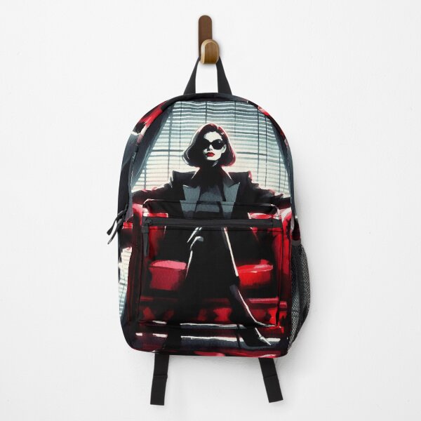 Item preview, Femme Fatale in Red Armchair [Noir] designed and sold by RESToRAPTOR.